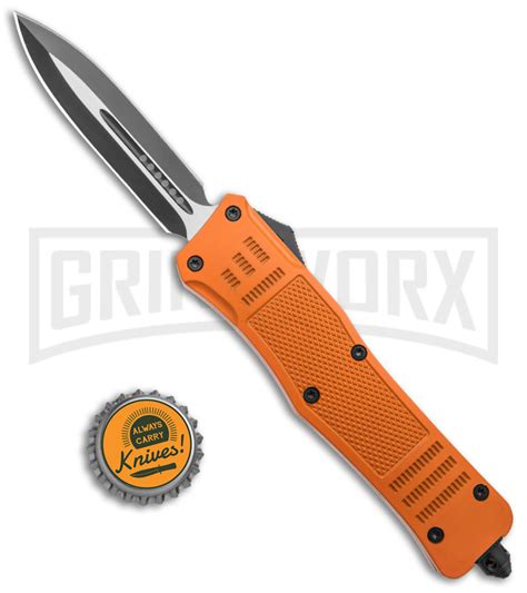 Atomic defender otf - Atomic Defender Mini OTF Automatic Knife Black - Two Tone Tanto. For Size Reference. Our Price: $34.99. Quantity. In Stock! Add to Cart Add to Wishlist. Item #GX-35872 Online Only. Specifications. ... This Atomic OTF model has a black handle and a two-tone tanto blade with a plain edge.